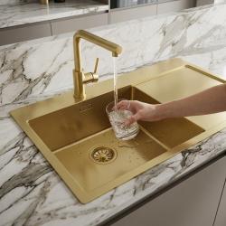gold-kitchen-sink-brushed-finish-water-dispensing